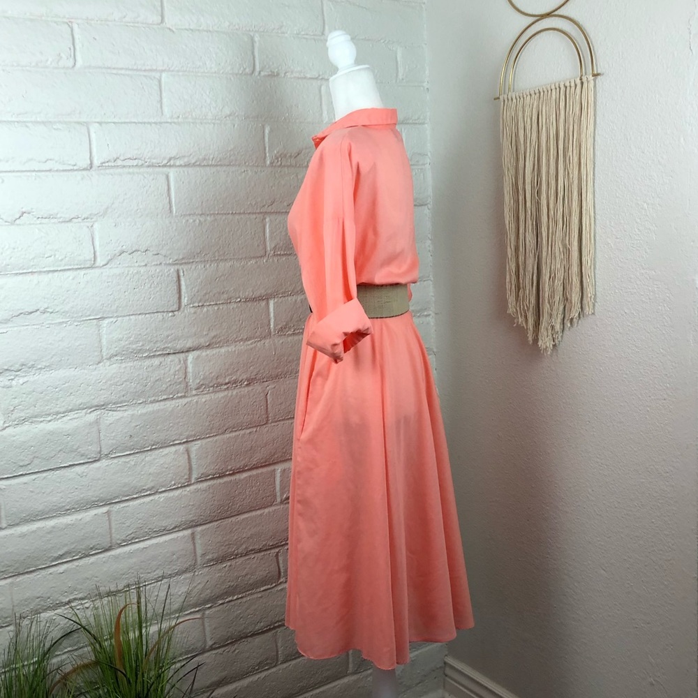 ❌SOLD❌🌹Vintage 80’s The American Shirtdress🌹 - Picture 2 of 7